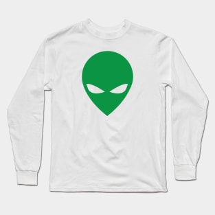 Green Alien Long Sleeve T-Shirt